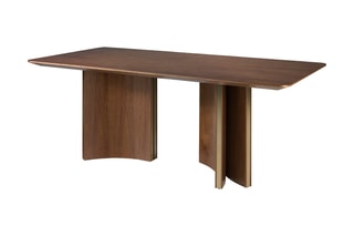 Table à manger en noyer - 200 x 76 x 100 cm