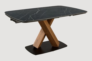 Table à manger en marbre -  160 x 100 x 75 cm