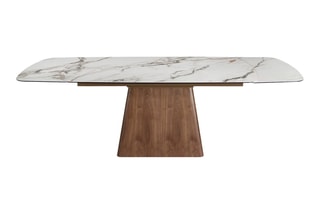 Table à manger en marbre - 180 x 100 x 78 cm