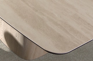Table à manger en marbre - 240 x 120 x 76 cm