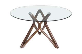 Table à manger Naturel et transparent