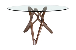 Table à manger Naturel et transparent