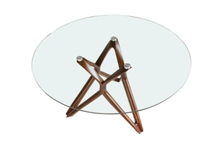 Table à manger Naturel et transparent