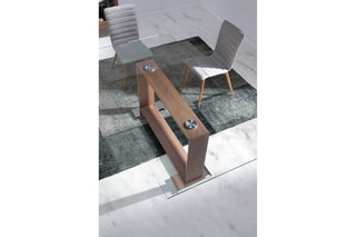 2 chaises Beige et naturel