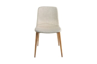 2 chaises Beige et naturel