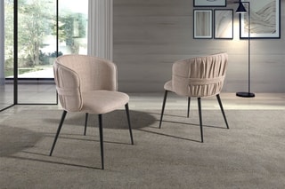 Chaise Beige et noir