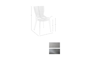 2 chaises Gris