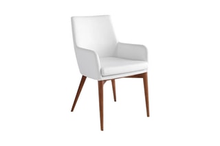 2 chaises Blanc et naturel