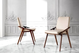 2 chaises Crème et marron