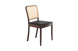 2 chaises Naturel et noir