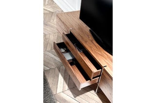 Meuble TV 2 portes - Naturel