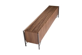 Meuble TV 4 portes Naturel