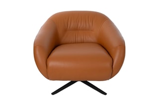 Fauteuil - Marron - En cuir