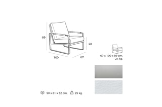 Fauteuil  Blanc