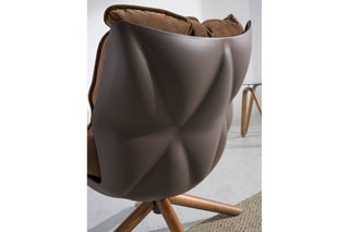 Fauteuil pivotant 
Marron