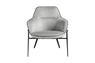 Fauteuil -  Gris et noir