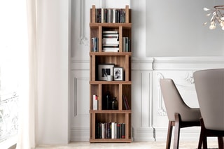 Bibliothèque - Imitation noyer