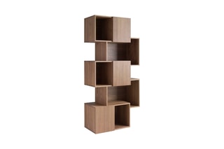 Bibliothèque - Imitation noyer