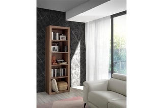 Bibliothèque - Imitation noyer