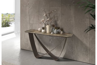Console - Beige et taupe