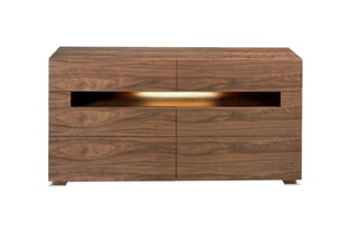 Commode 6 tiroirs Imitation noyer