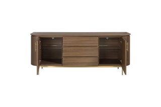 Commode 3 tiroirs - Imitation noyer