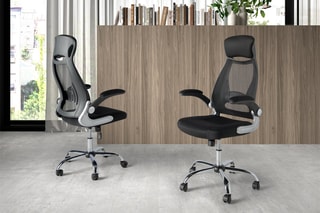 Chaise de bureau à roulettes - 
Noir