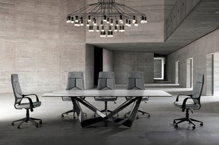 Chaise de bureau - Gris et noir