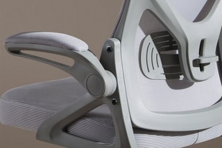 Chaise de bureau pivotante - Gris clair