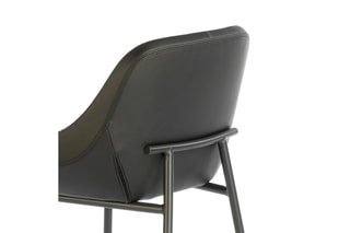 Tabouret de bar - Noir et gris