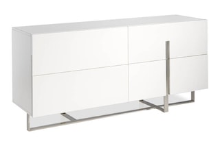 Buffet 4 tiroirs - Blanc