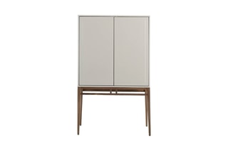Buffet 2 portes - Blanc et naturel