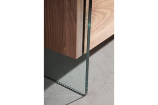 Buffet 4 portes Imitation noyer