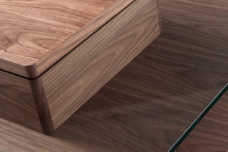 Table basse - Imitation noyer