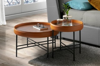 Table basse - Naturel et marron