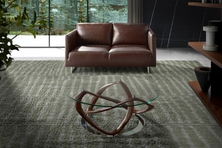 Table basse - Naturel et transparent