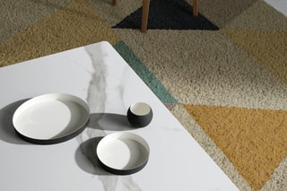 Table basse - Blanc et naturel