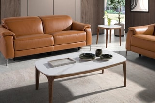 Table basse - Blanc et gris