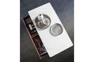 Table basse en porcelaine - 120 x 60 x 40 cm