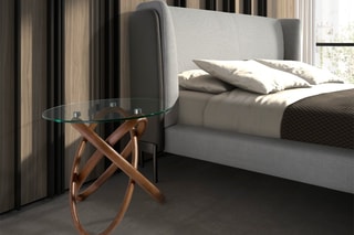 Table basse - Transparent et naturel