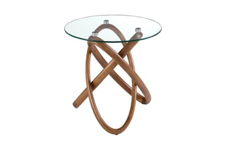 Table basse - Transparent et naturel
