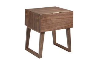 Table de chevet Imitation noyer