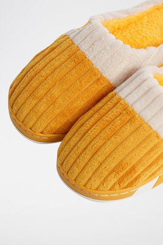 Pantoufles Jaune