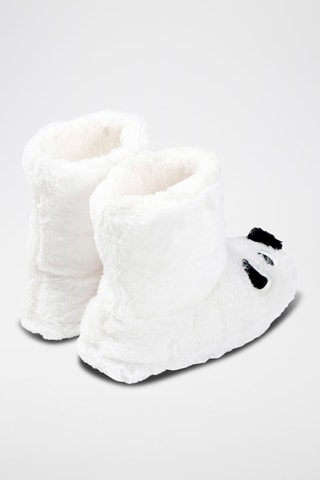 Pantoufles - Blanc et noir