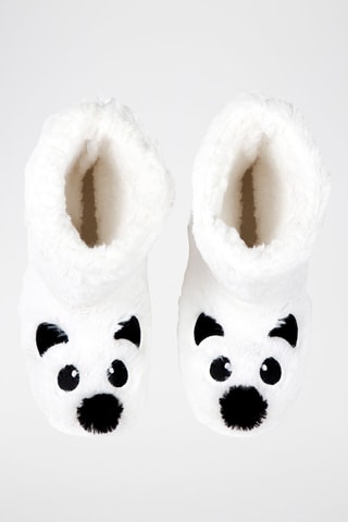 Pantoufles - Blanc et noir