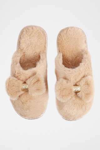 Pantoufles Beige