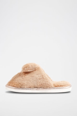 Pantoufles Beige