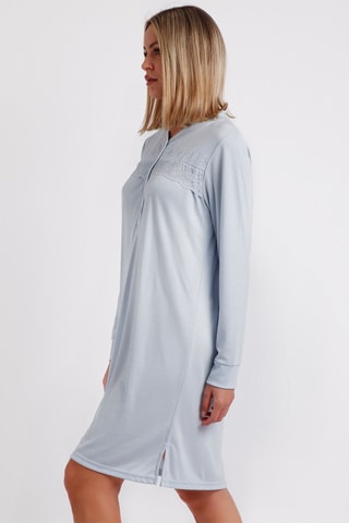 Camisa de dormir Azul-celeste