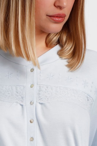 Camisa de dormir Azul-celeste