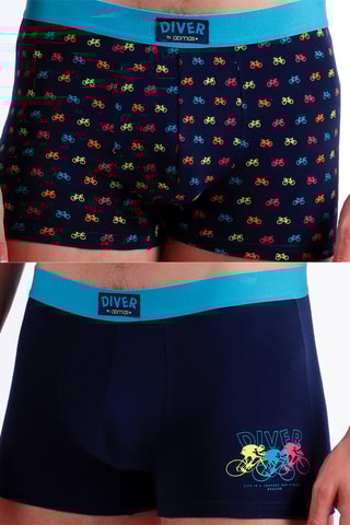 2 boxers - Bleu marine